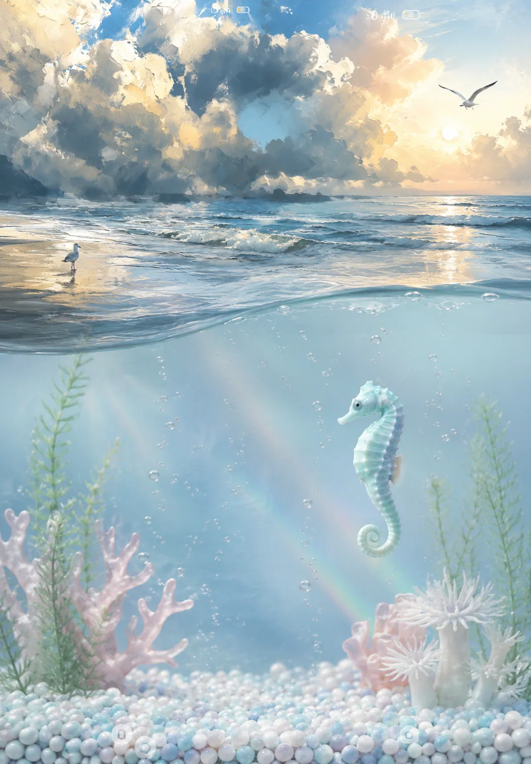 Soft painterly symbolic study by Matteo